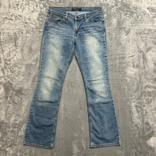 Vintage American Eagle Flared Jeans Women’s Size 8 Reg Faded Blue Denim