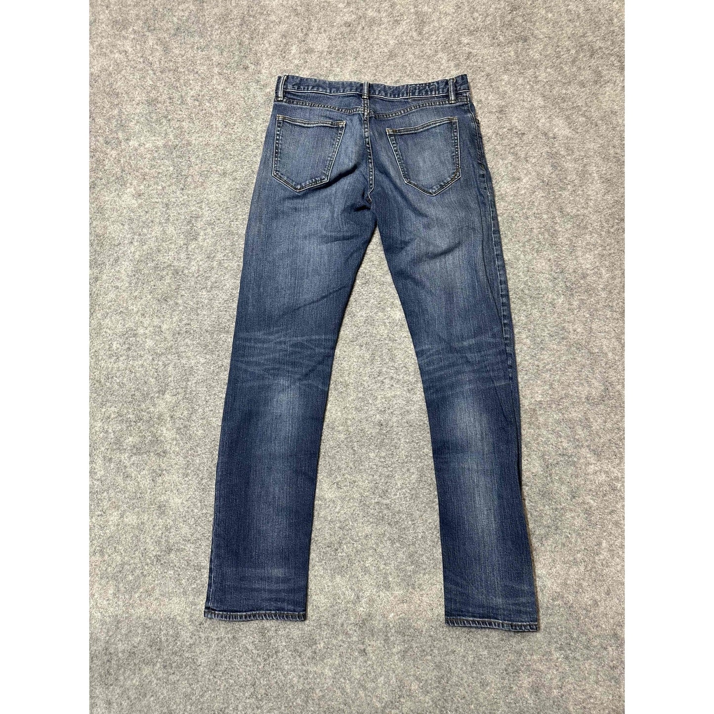 Banana Republic Jeans Men's Five Pocket Button Fly Straight Jeans 32x36 Blue
