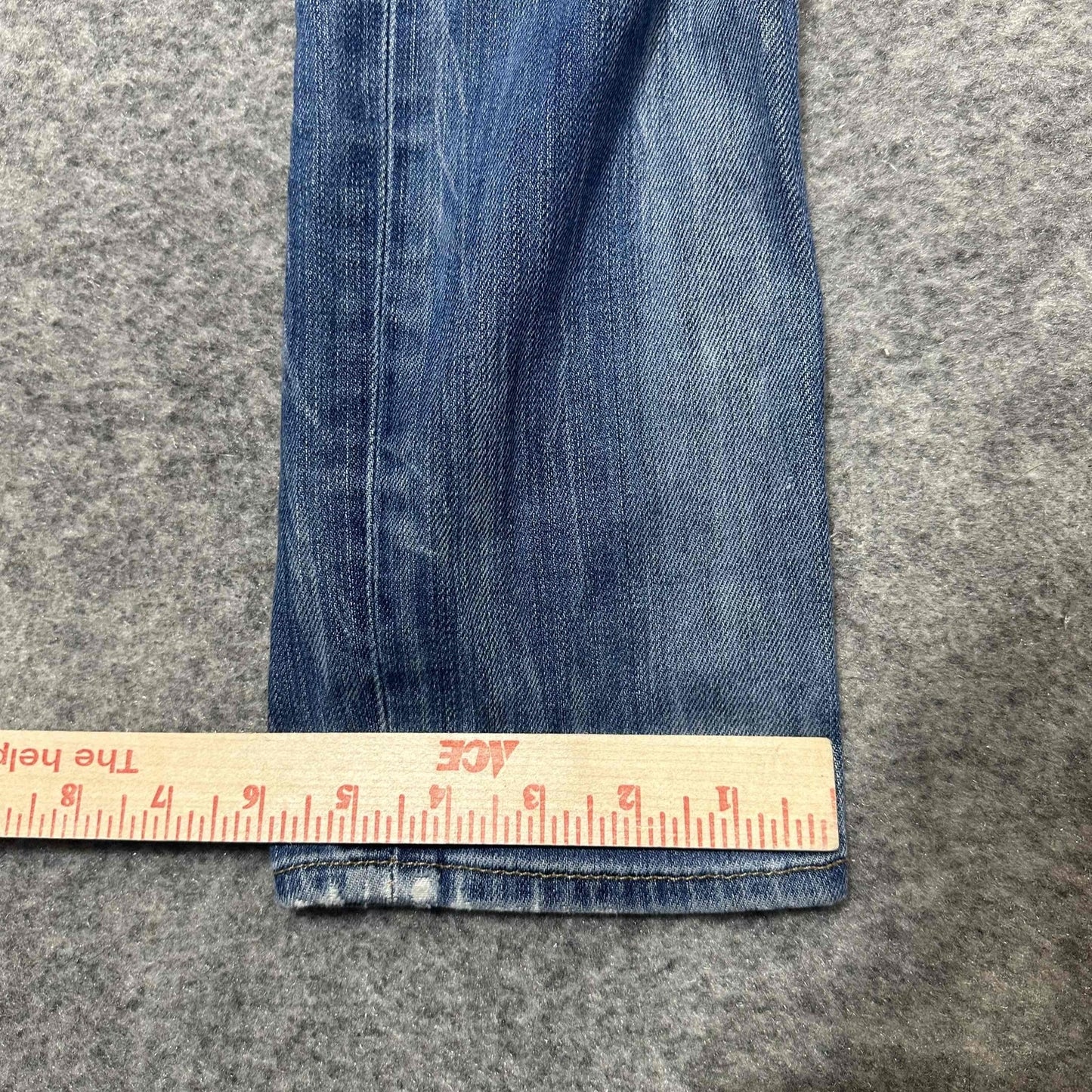 True Religion Men's Distressed Ripped Skinny Jeans Size 29 Blue Medium Wash