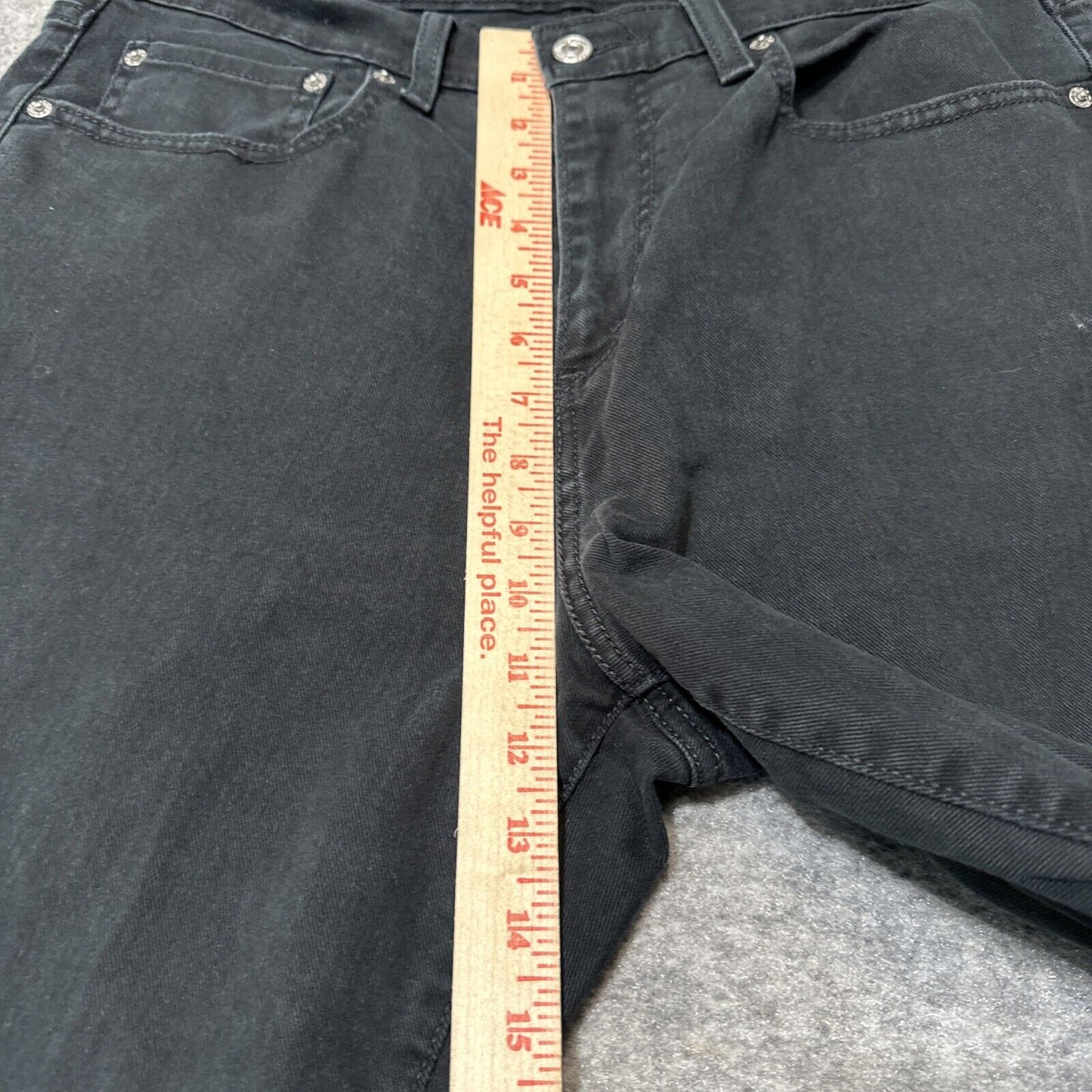 Levi's 550 Relaxed Bootcut Women's Jeans Size 16M Black Denim