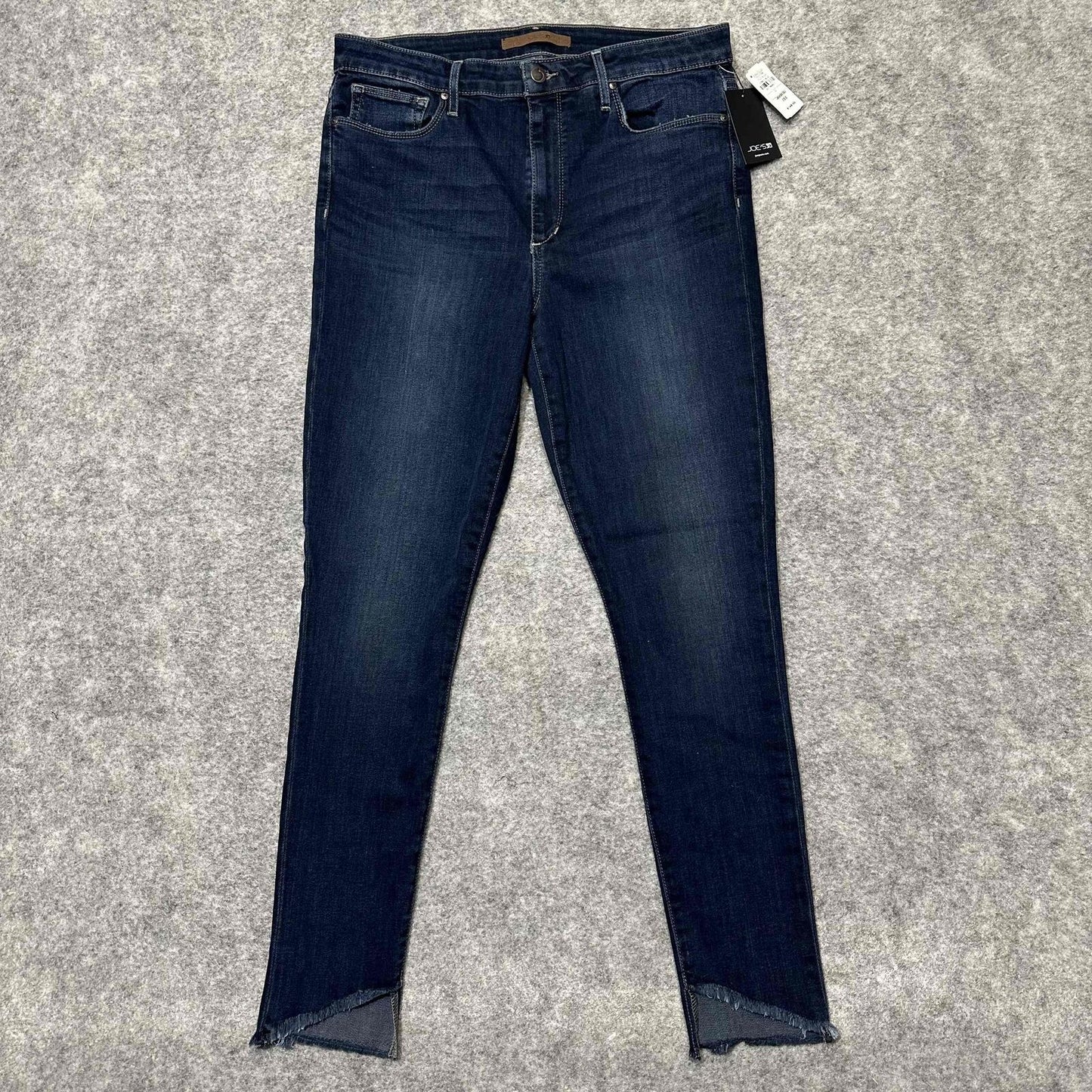 New Joe's Women's Dark Wash High Rise Frayed Hem Skinny Jeans Size 31