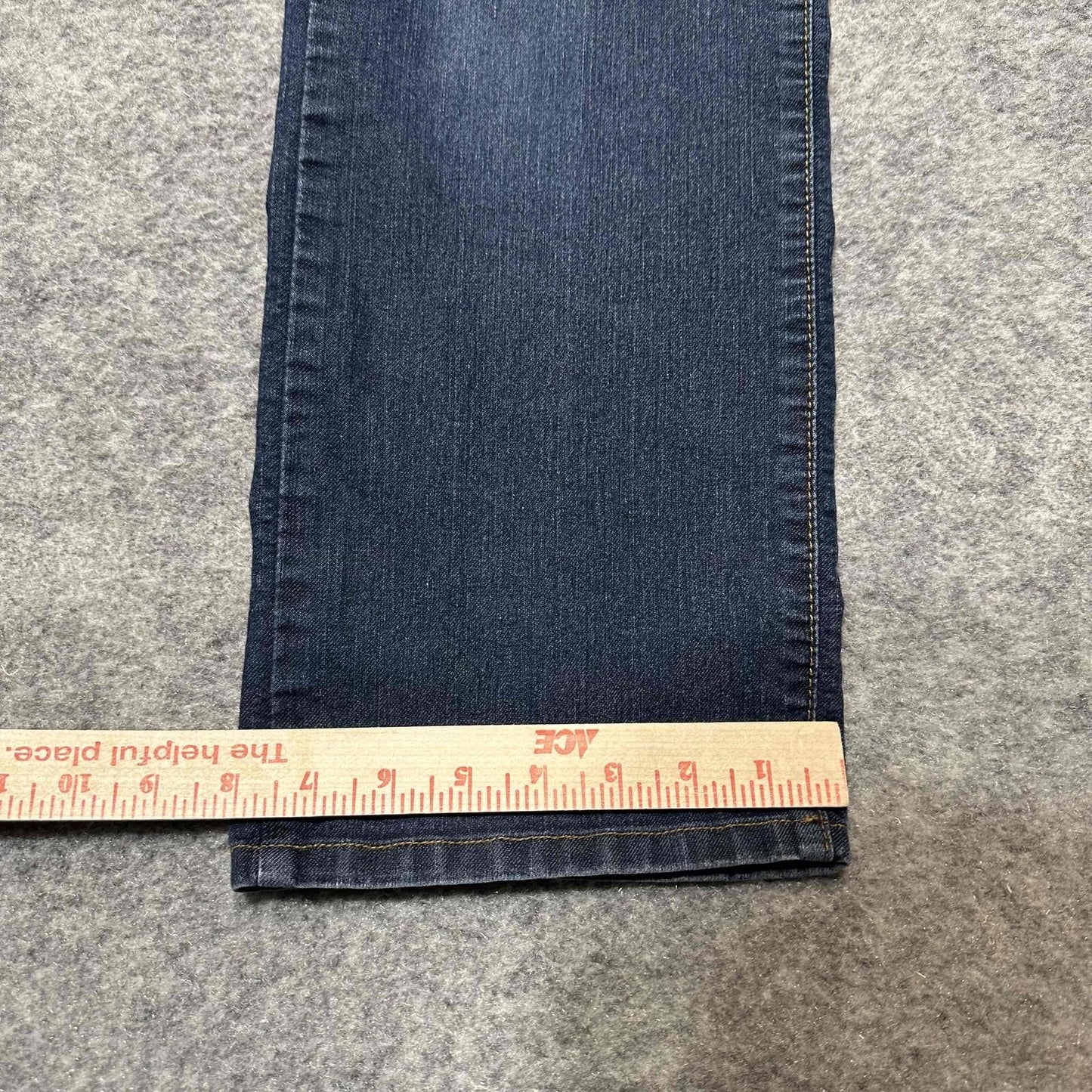 NYDJ Men's Straight Leg USA Made Jeans Size 8 Blue Dark