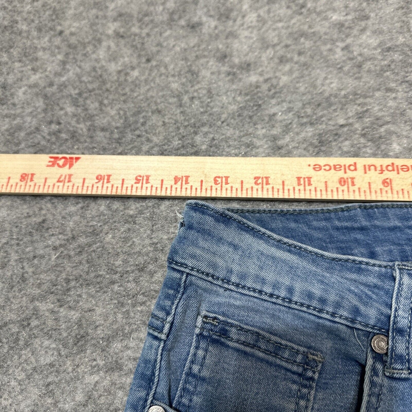 Boohoo MAN Skinny Men's Jeans Size 30S Blue Light Wash Denim