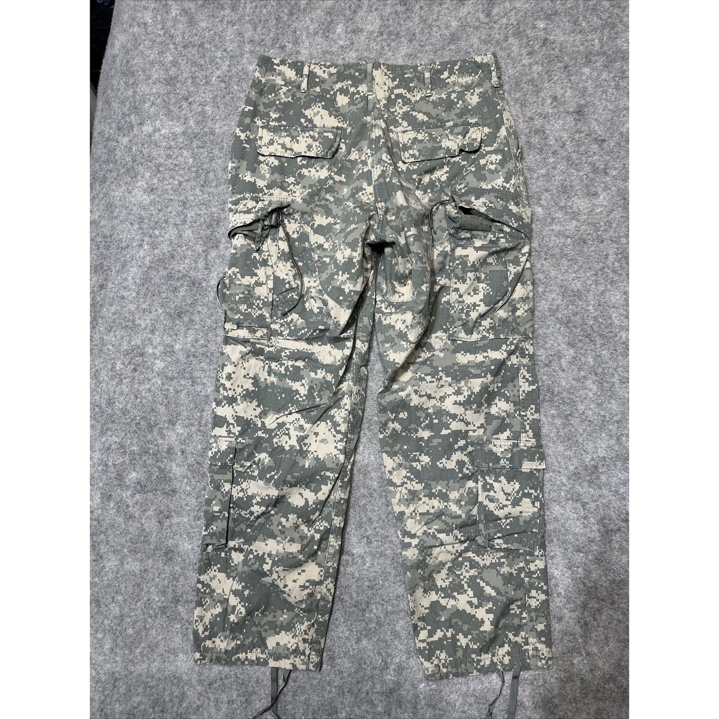 Army Combat Uniform Trousers Men's Camouflage Pants Size M Green Cargo Pants