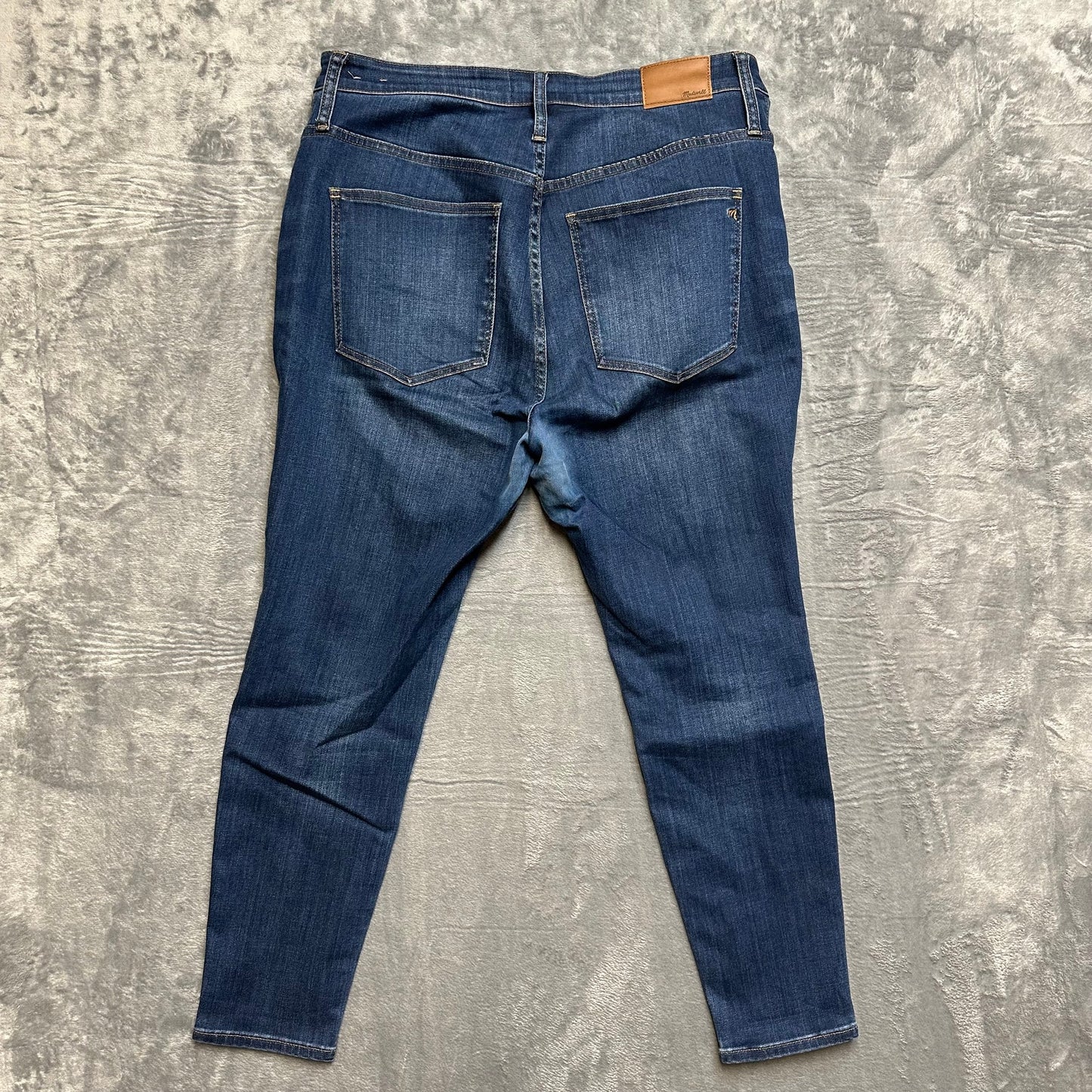 Madewell Curvy High Rise Skinny Jeans Women’s Size 33P Dark Blue Denim