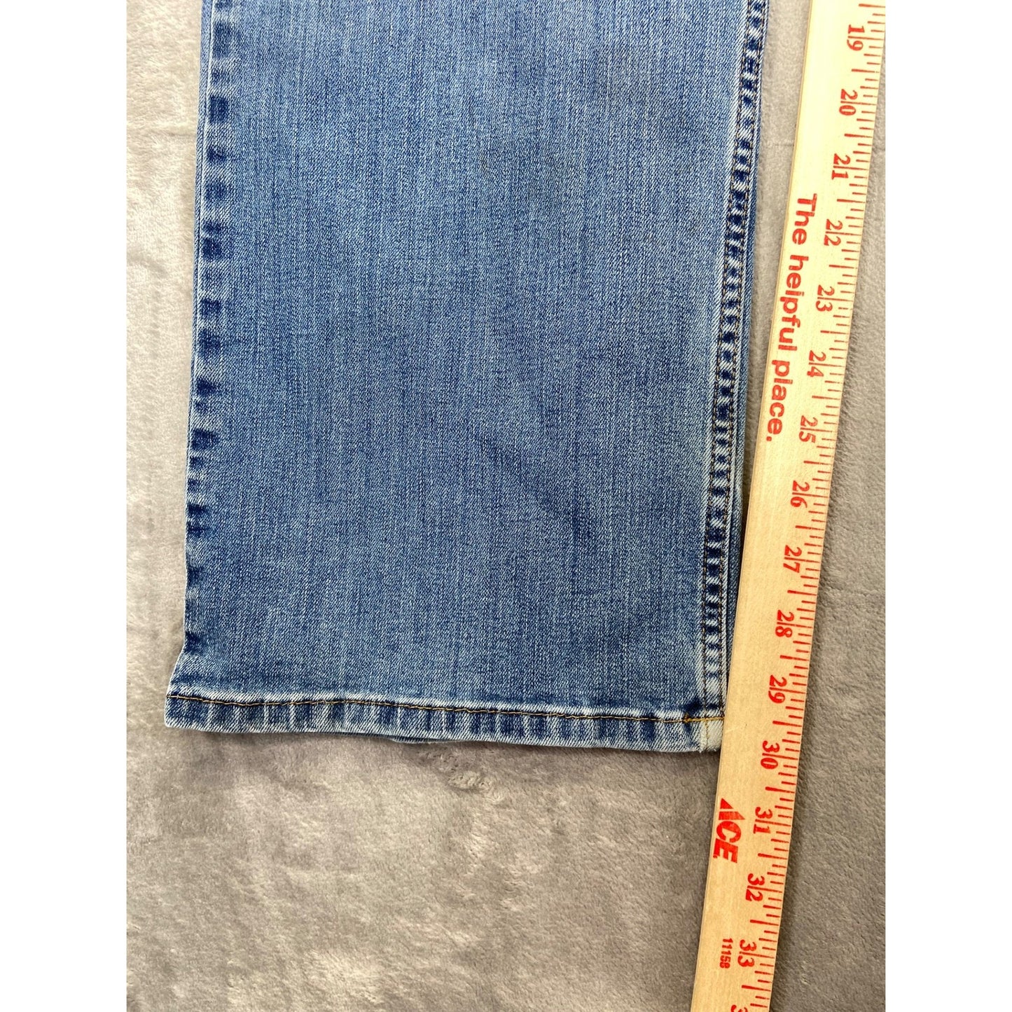 Carhartt Men's Relaxed Fit Straight Jeans 46x30 Blue Light Wash