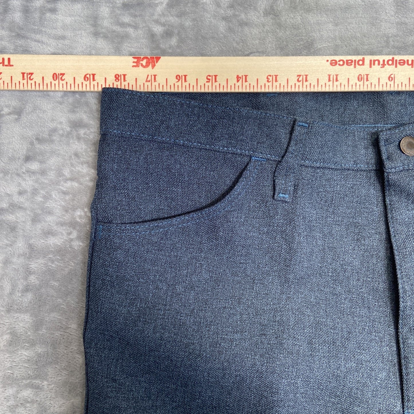 New Wrangler 82HU Ranch Western Pants Men's Size 38x30 Teal Blue