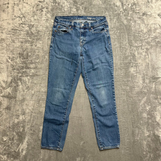 Gap 1969 Skinny Jeans Women's Size 26 Blue Denim