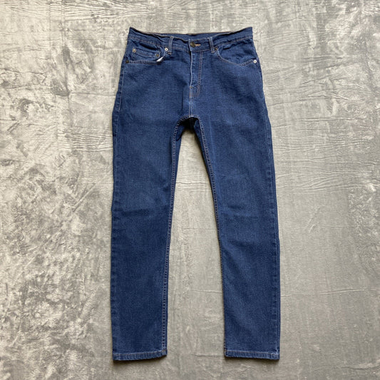 M Tailor Straight Jeans Men’s Size 30x30 Dark Blue Denim