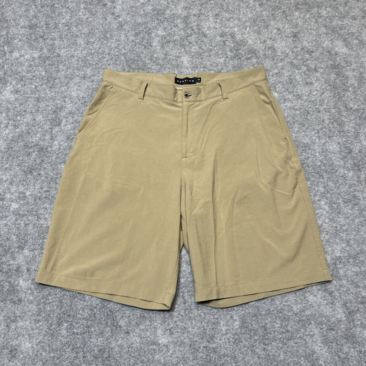 Dunning Men's Chino Shorts Size 36 Brown Medium Wash Shorts
