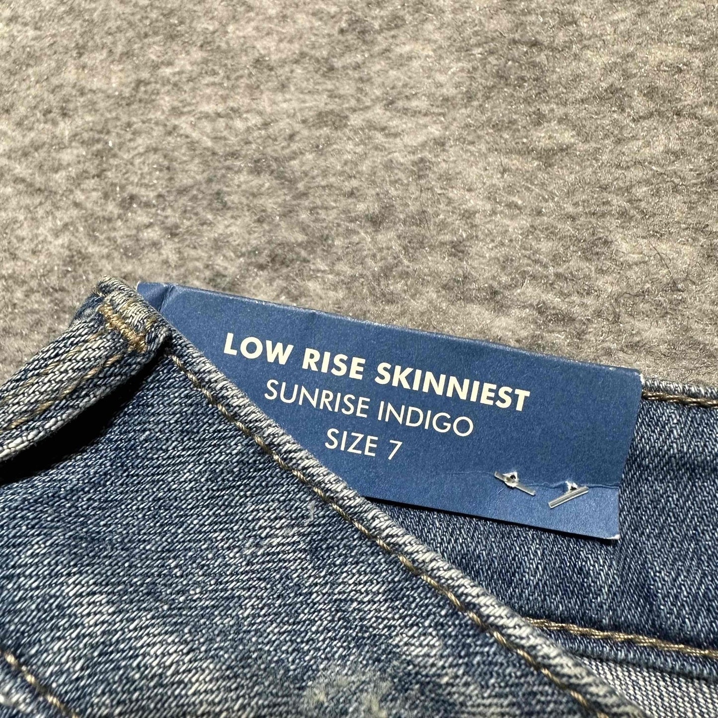 New BULLHEAD DENIM CO Skinniest Sunrise Indigo Women's Skinny Jeans Size 7 Blue
