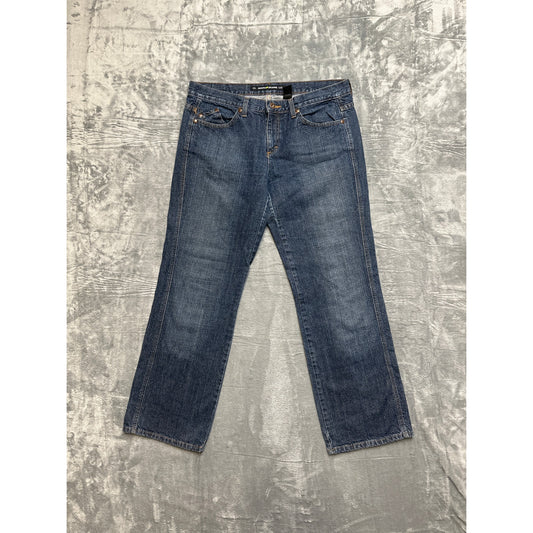 Vintage DKNY Jeans Straight Jeans Women's Size 12R Dark Blue Denim