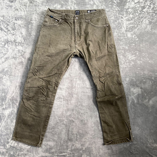 Kuhl Born in the Mountains Men's Pants 34x30 Khaki Cotton Blend
