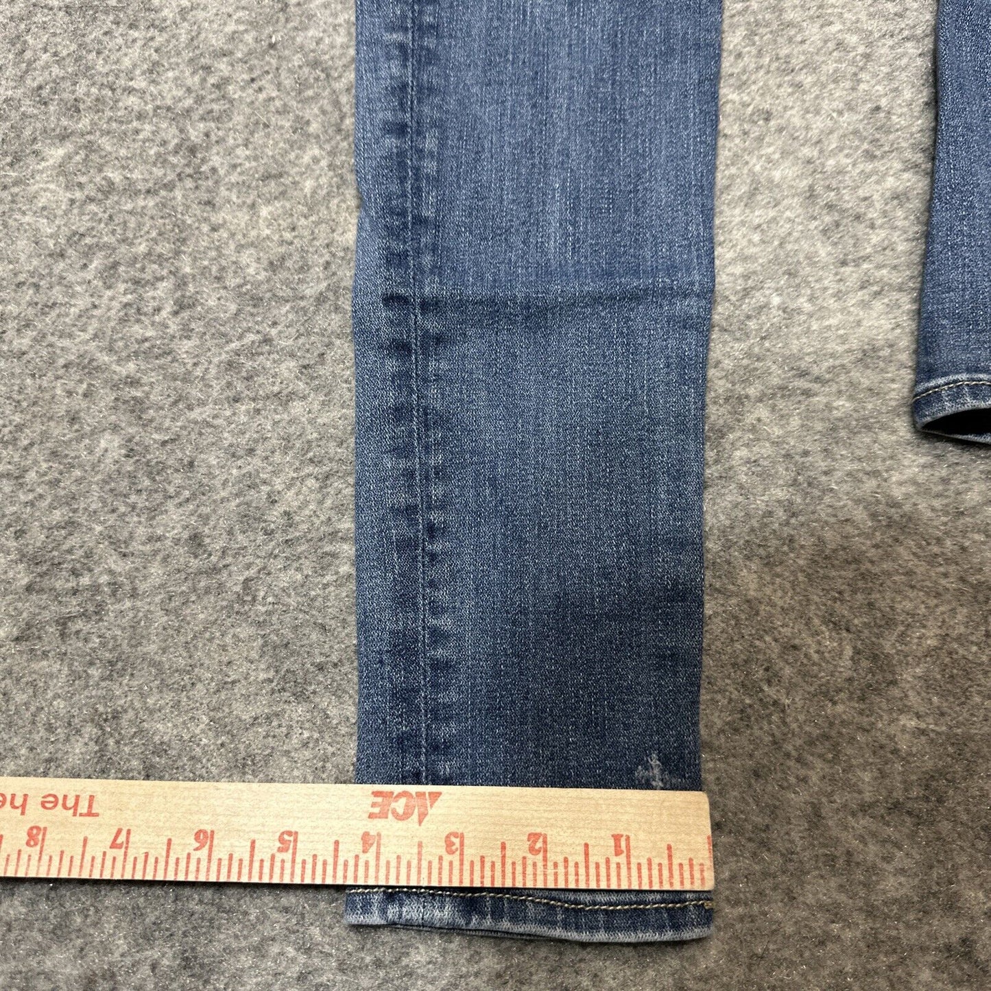 American Eagle Super Stretch Women's Distressed Hi Rise Jegging Size 0 Blue