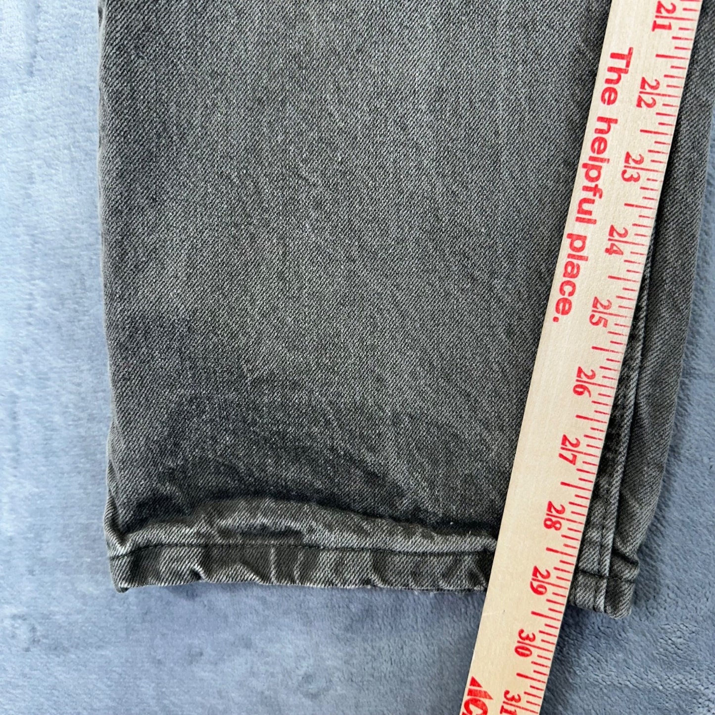 Lee Men's Regular Fit Straight Jeans Size 40x30 Gray #2010