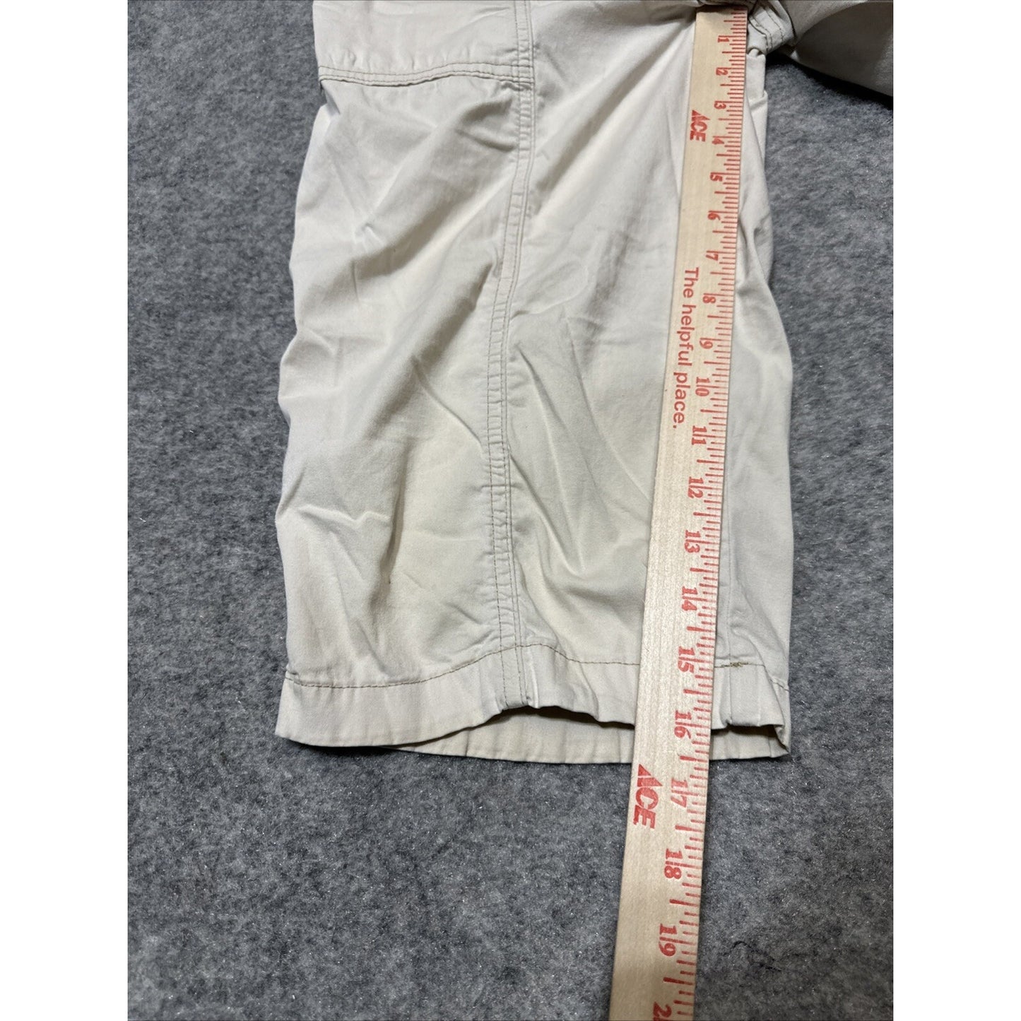 Lee Relaxed Fit Mid Rise Women's Cropped Pants Size 6M Medium White Pants