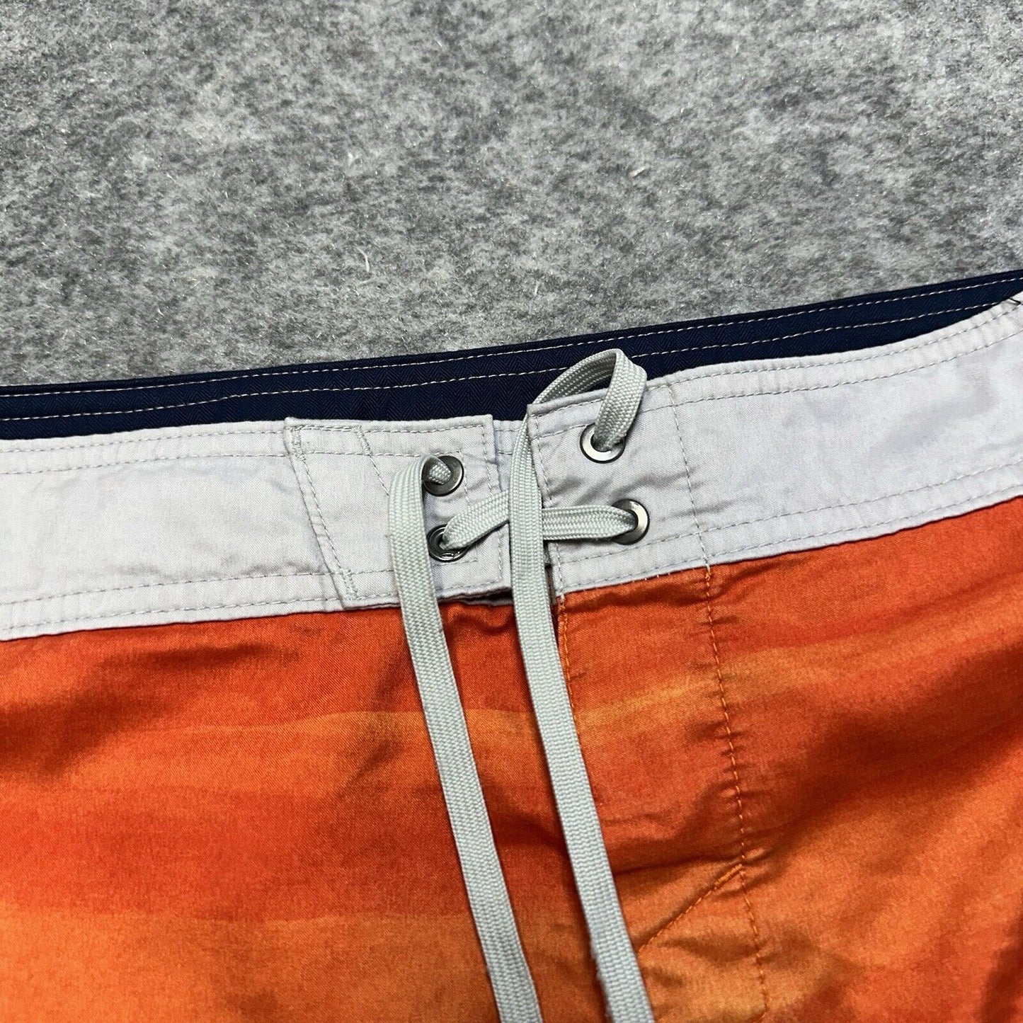 Oneill Board Shorts Men's Size 32 Orange Gray Sunset Swim Shorts