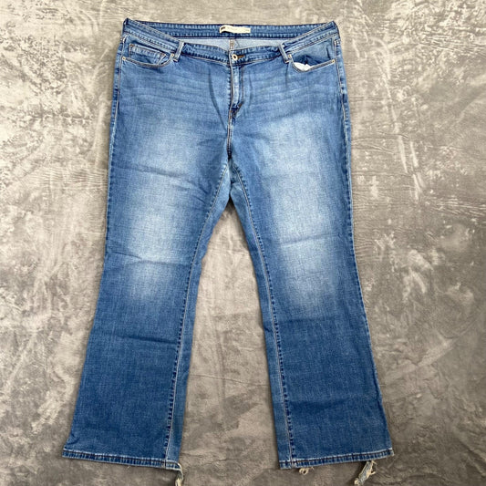 Levi's 590 Bootcut Women's Jeans Size 20W Light Wash Denim