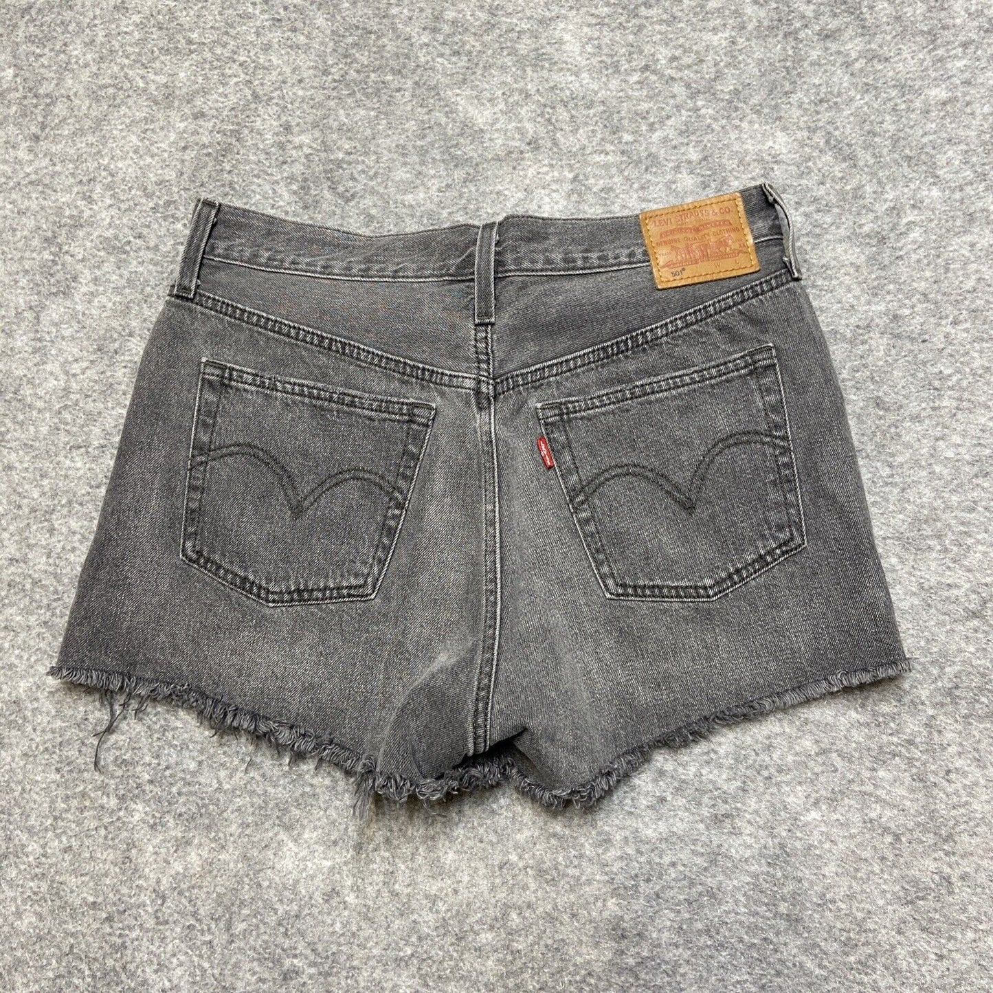 Levi's 501 XX Cut Off Jean Shorts Women's Size 29 Gray Denim