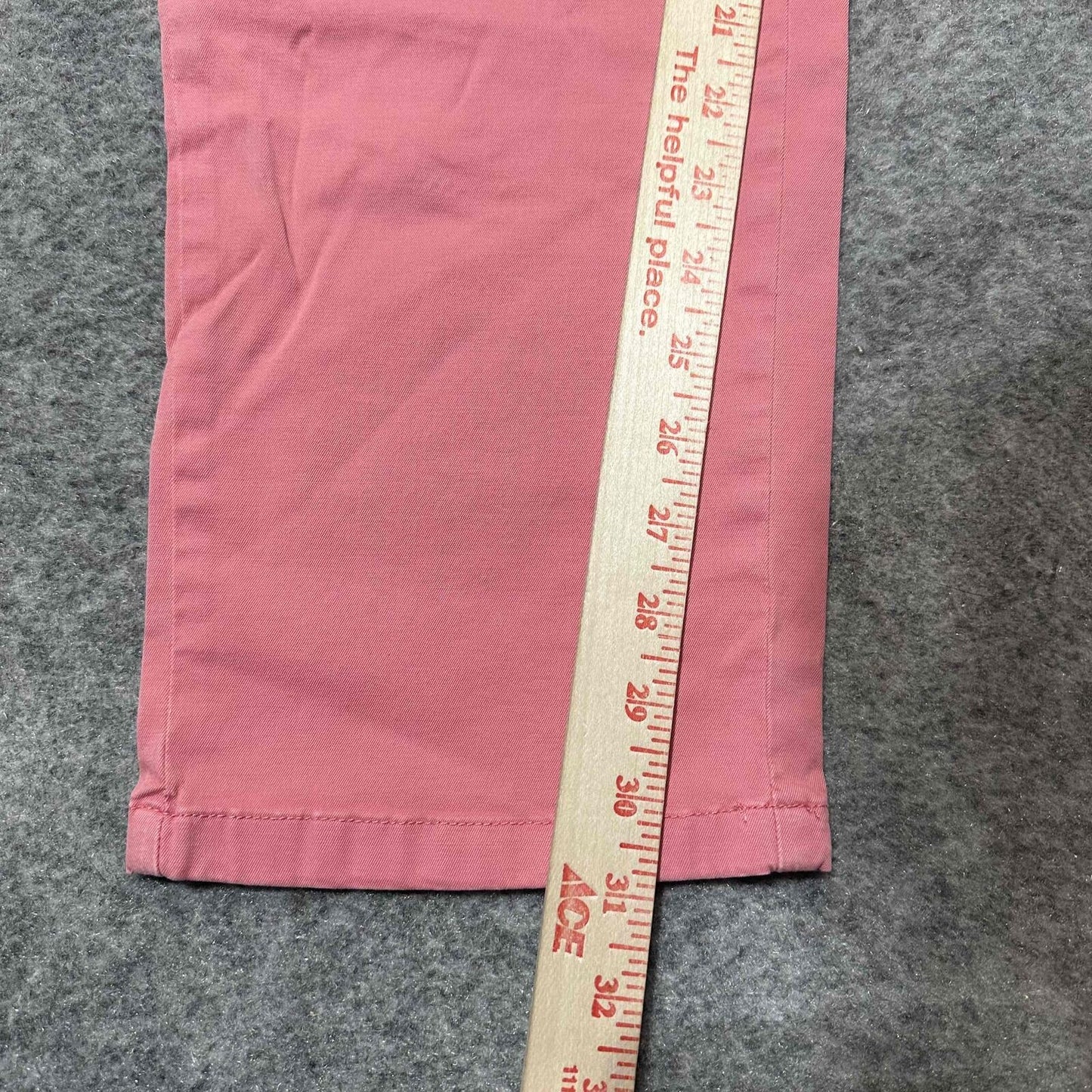 Vineyard Vines Breaker Pant Men's Salmon Chinos Size 34x32 Pink Light Wash Pants