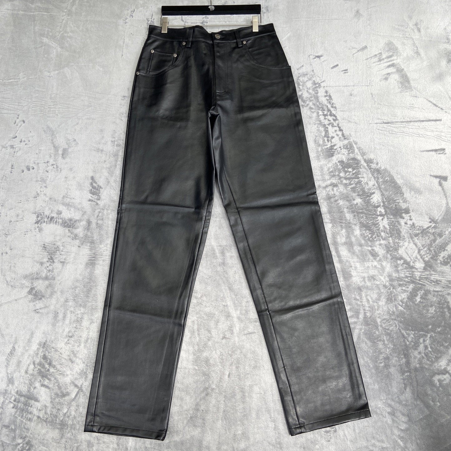 Vintage Arizona Leather Jeans Men's Size 32x34 Black