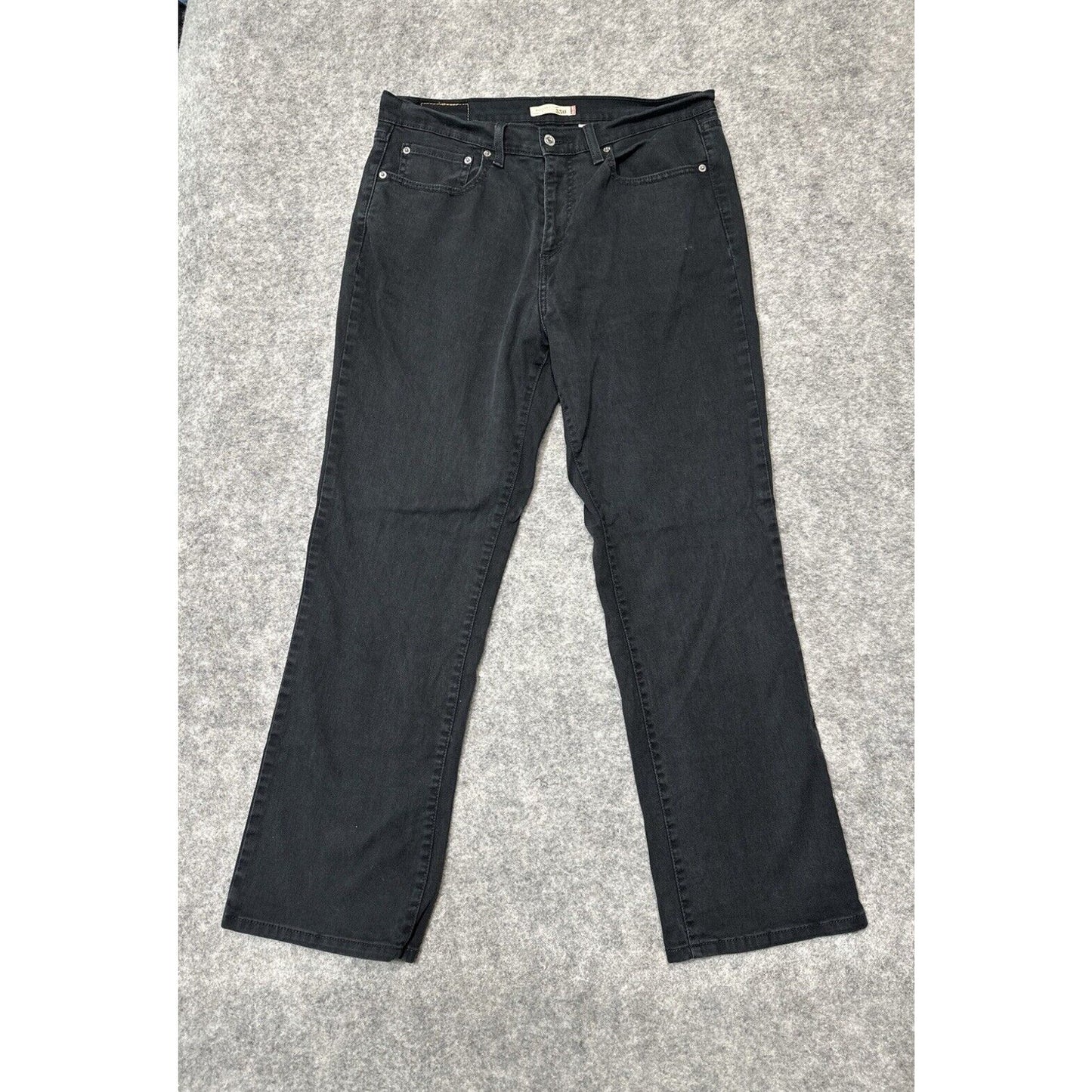 Levi's 550 Relaxed Bootcut Women's Jeans Size 16M Black Denim