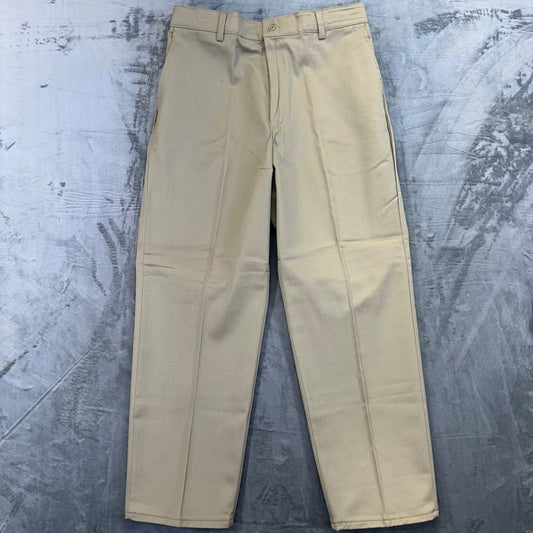 Red Kap Men's Straight Leg Work Pants Size 34x37 Khaki