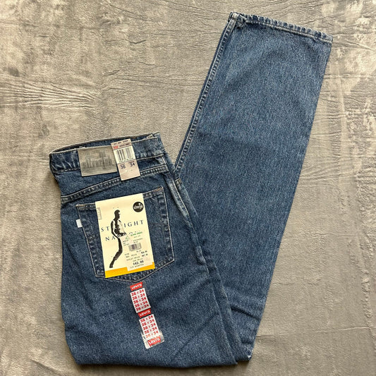 Levi's Straight Jeans Men's Sz 36x34 Blue Denim