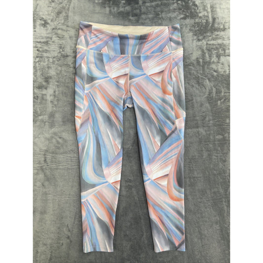 Calia Yoga Leggings Women's Size L Pastel Pink Multicolor Yoga Pants