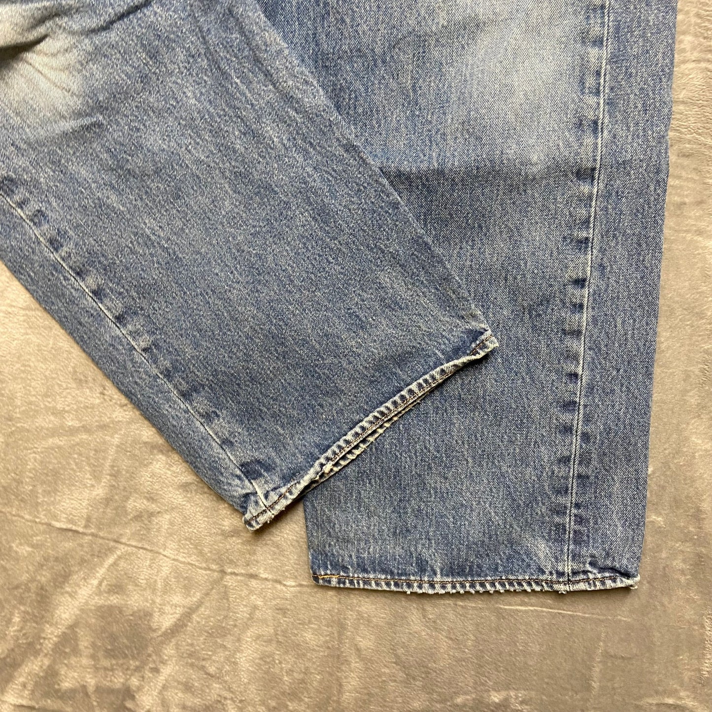 Levi's 501 Straight Jeans Men's Big & Tall Sz 50x29 Blue Medium Wash Button-Fly