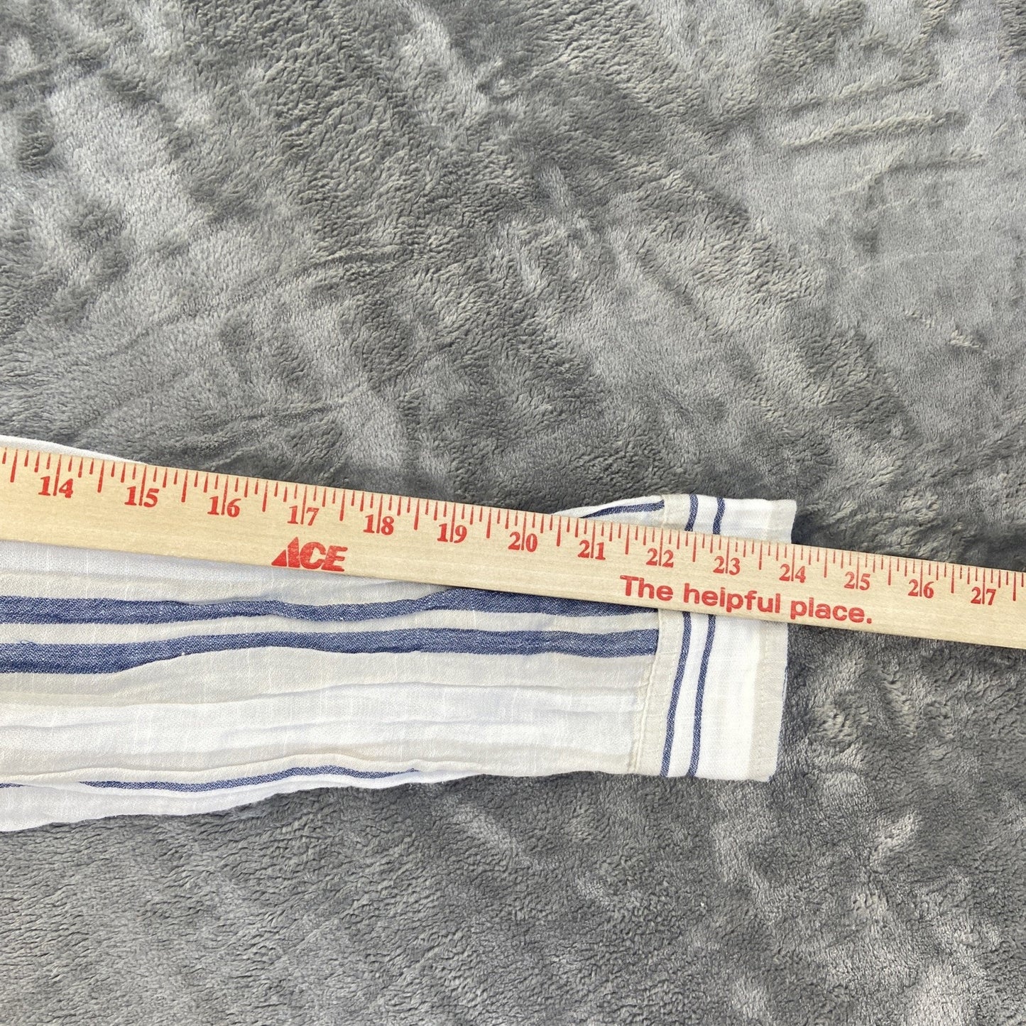 Lucky Brand Button-up Lightweight Soft Shirt Women's Size XS Blue White Stripe