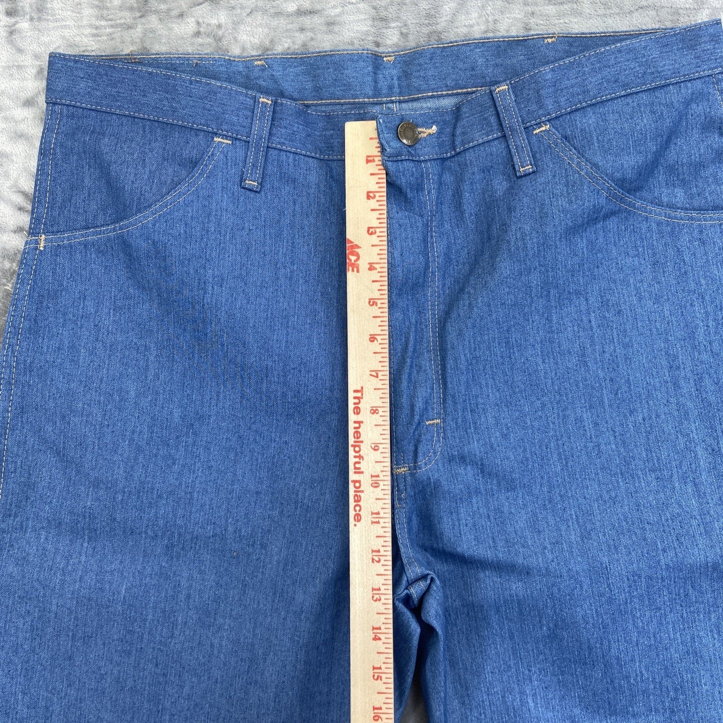 New Wrangler Rugged Wear Straight Jeans Men's Size 40x32 Blue Denim