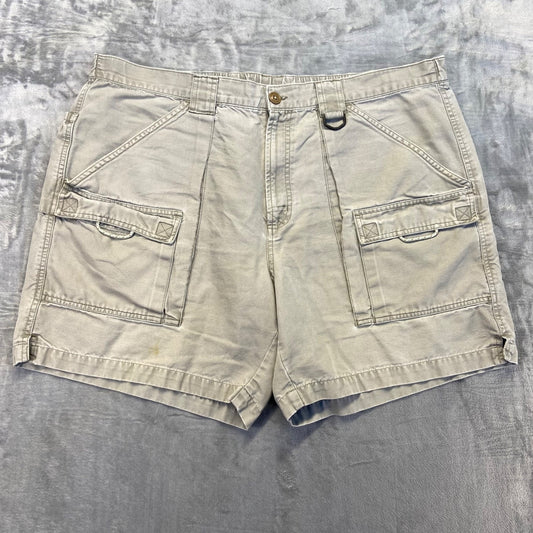 Columbia PFG Performance Fishing Gear Cargo Shorts Men's Size XL Gray