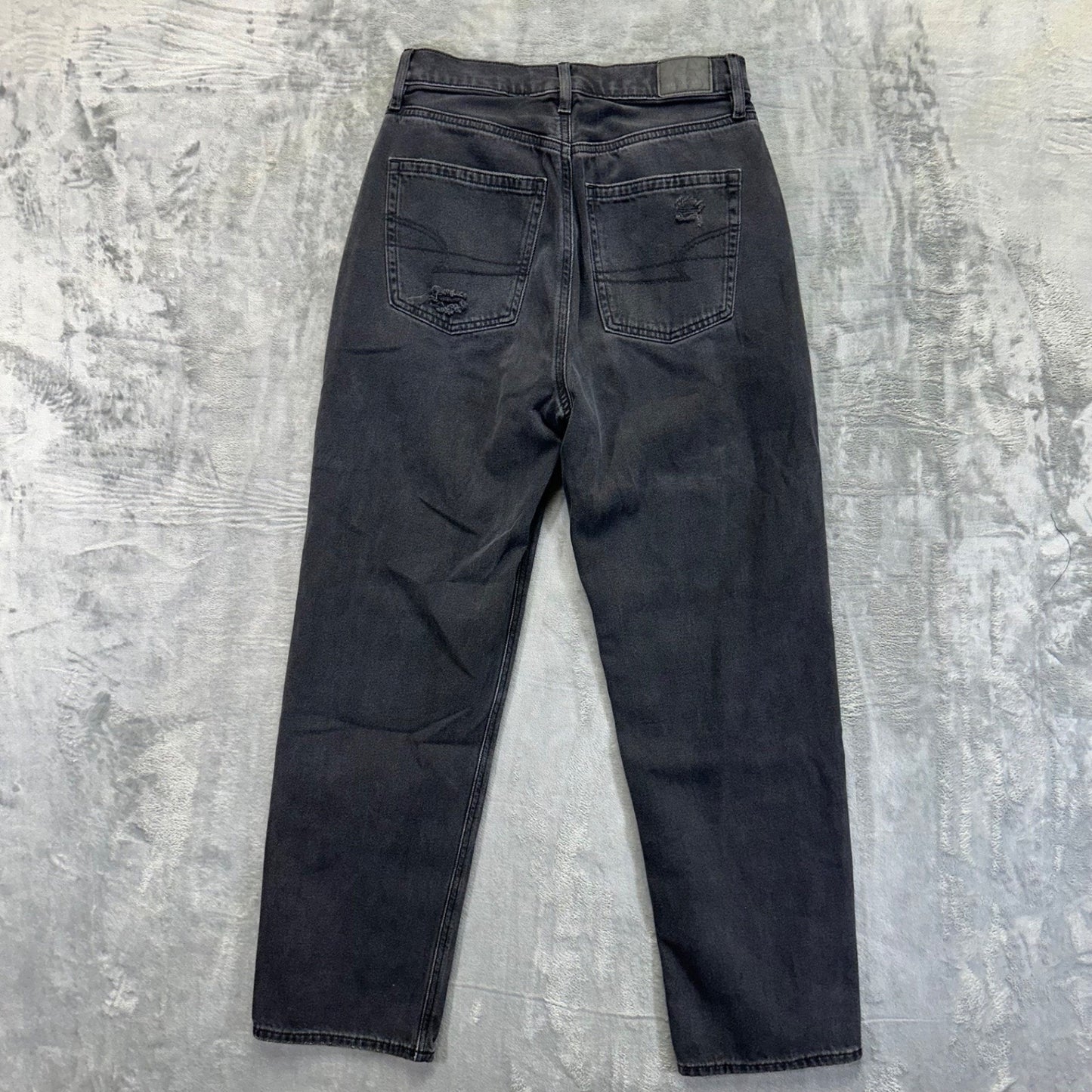 American Eagle Women's Highest Rise 90s Boyfriend Jeans Size 4 Black #534424