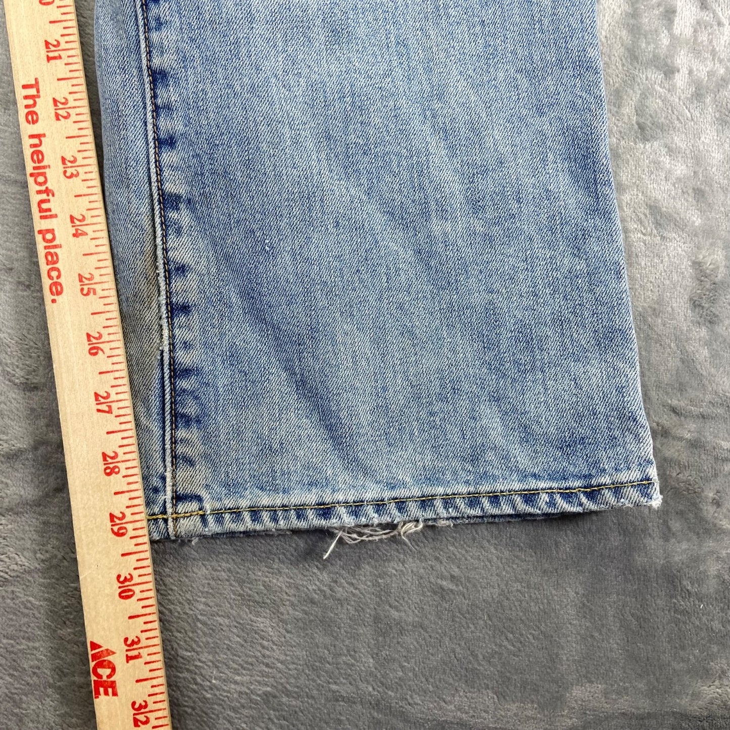 Gap Men's Standard Fit Straight Jeans 34x30 Blue Light Wash