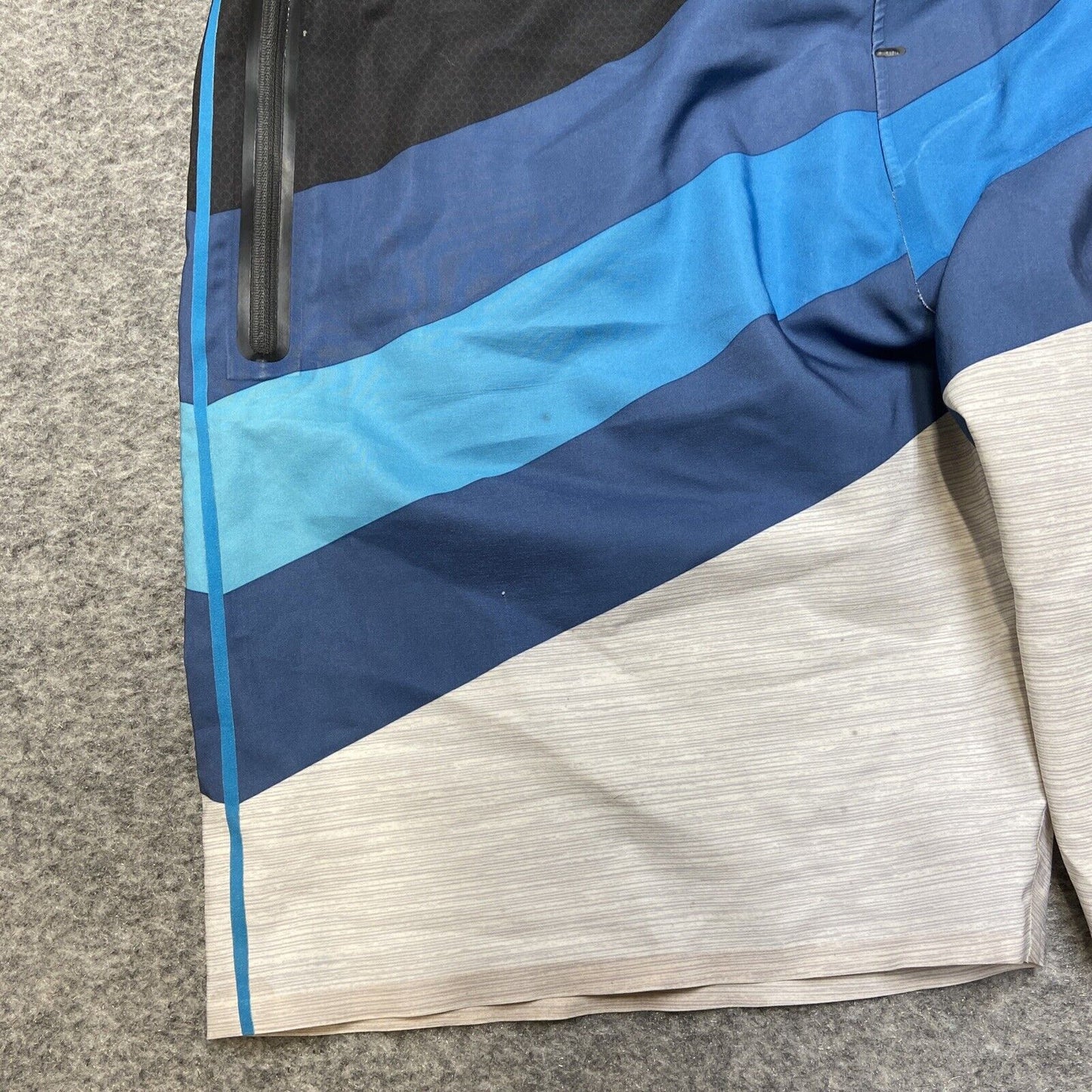 Ripcurl Mirage Surf Grip Board Shorts Men's Size 36 Blue Black Shorts