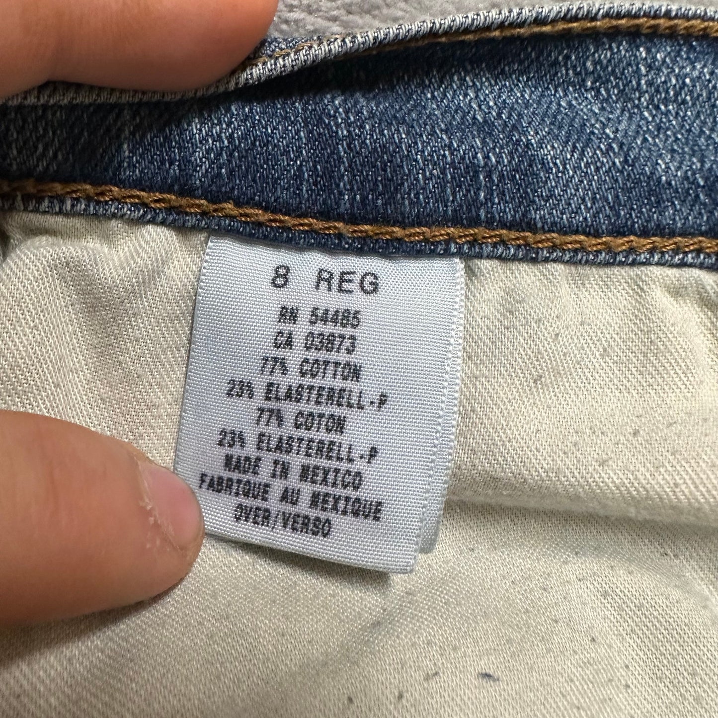 Vintage American Eagle Flared Jeans Women’s Size 8 Reg Faded Blue Denim