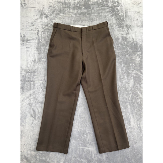 Vintage Haband Formal Dress Pants Men's Size 38S Brown Pants