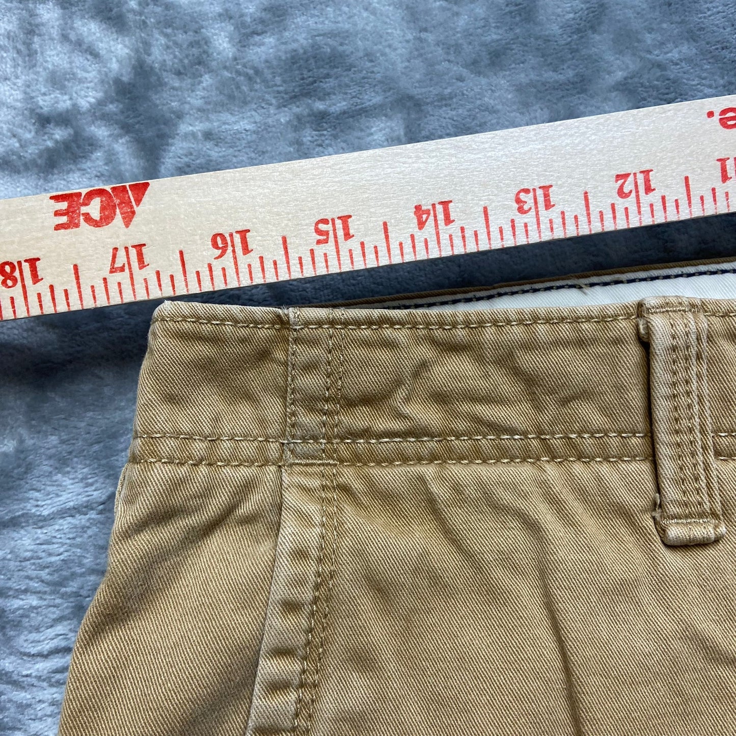 American Eagle Relaxed Straight Chino Pants Men's Size 34x32 Tan Brown