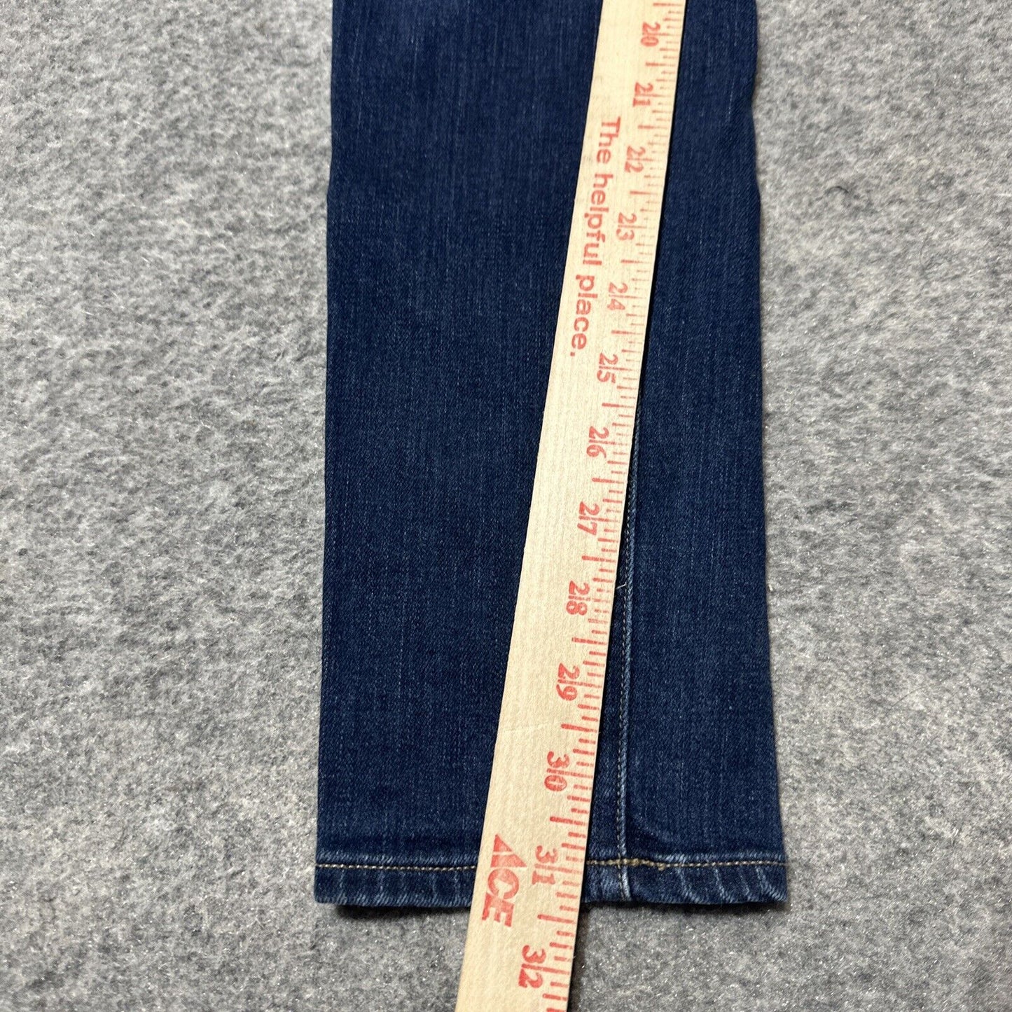 Madewell Skinny Skinny Jeans Women's Size 27x32 Blue Dark Wash Denim