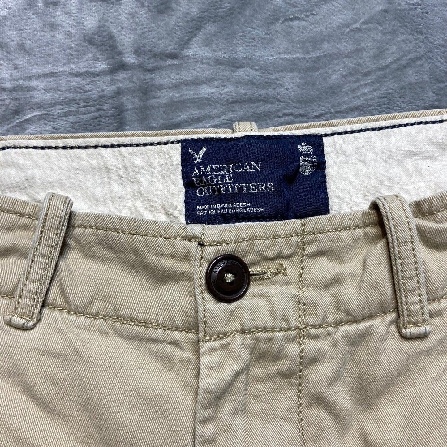 American Eagle Outfitters Straight Leg Chino Pants Men's Size 30x34 Khaki