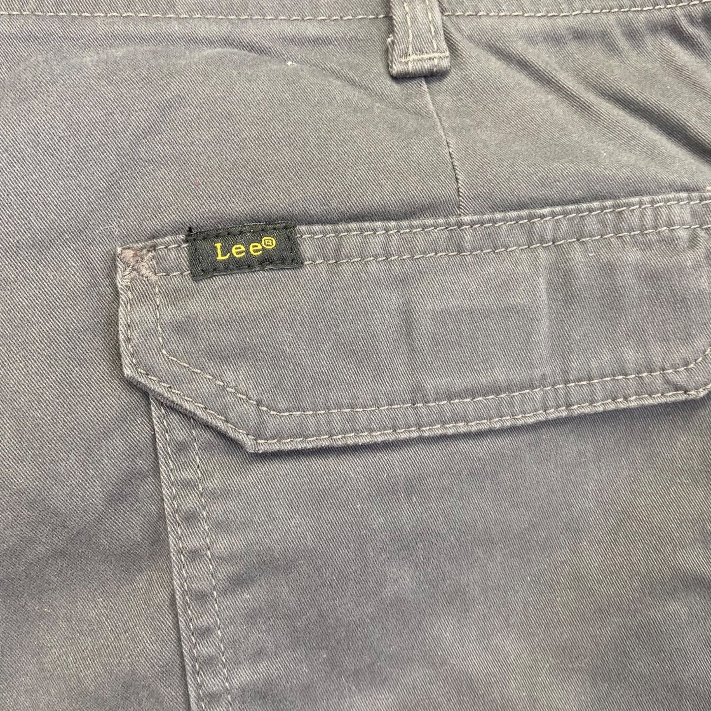 Lee Men's Extreme Comfort Cargo Pants 42x30 Gray