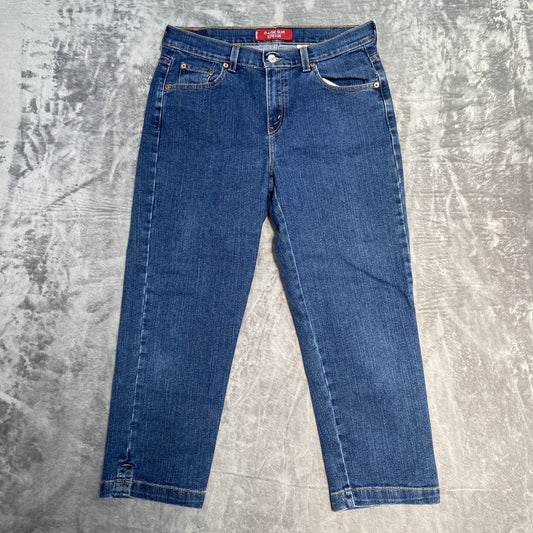 Levi's Classic Slim Fit Jeans Women's Size 12 Mis Med Blue Stretch Denim