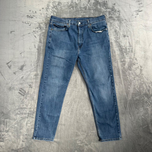 Levi's Men's 502 Slim Taper Jeans Size 38x30 Blue Medium Wash Denim