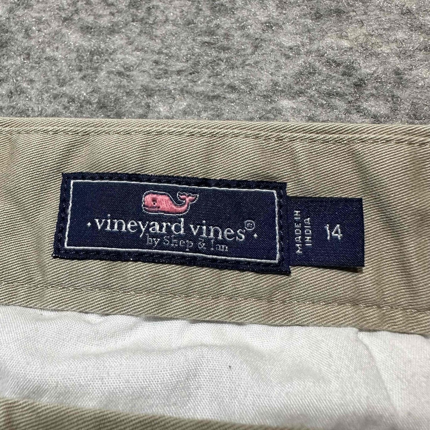 Vineyard Vines Boy's Chino Pants Size 14 Beige Light Wash Pants