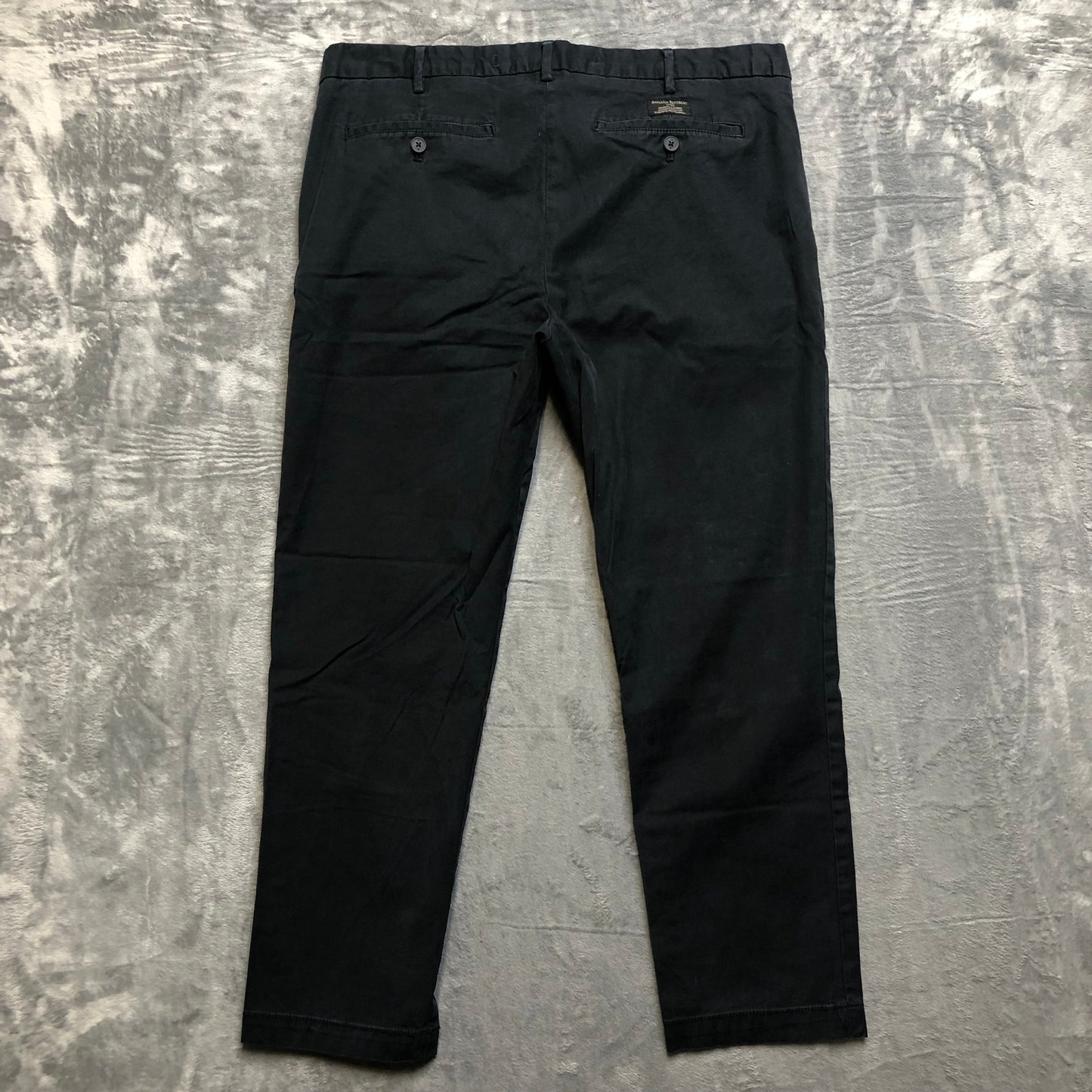 New Banana Republic Lived In Slim Fit Chino Pants Men's Size 38x30 Black