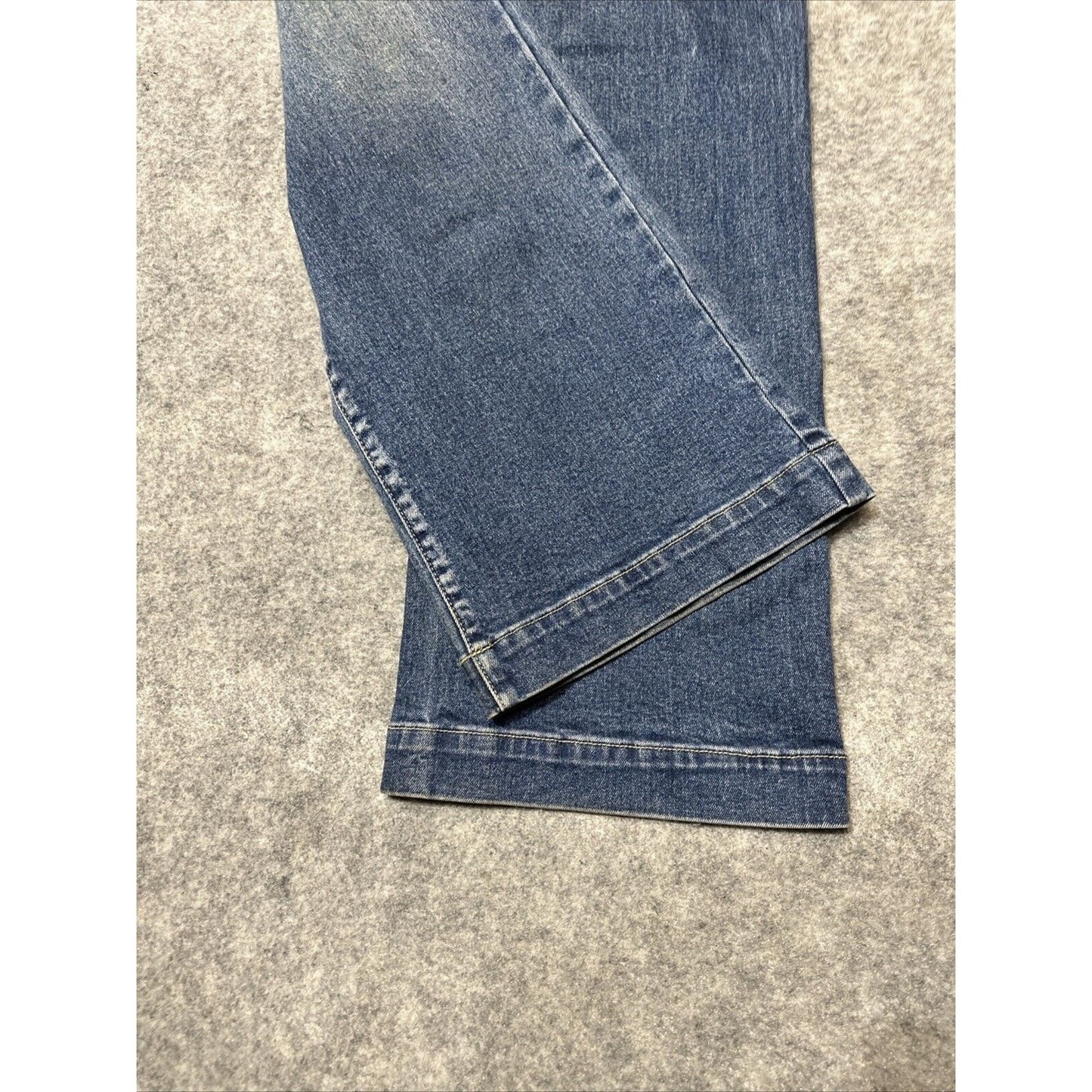 Nature Denim Women's Wide Leg Button Fly Jeans Size 26 Blue Medium Wash Denim
