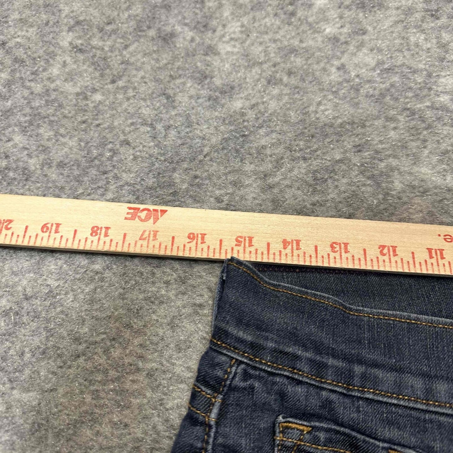 NYDJ Men's Straight Leg USA Made Jeans Size 8 Blue Dark