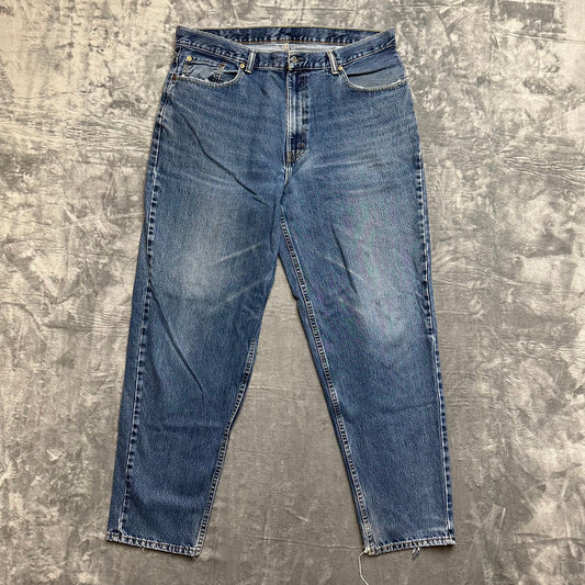 Levi's 500 Series Straight Jeans Men's Size 40x34 Blue Denim