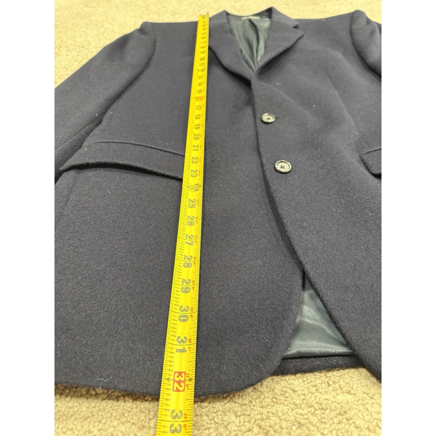 Lauren Ralph Lauren Men's Blazer Sport Jacket 100% Camel Hair Two Button 42L